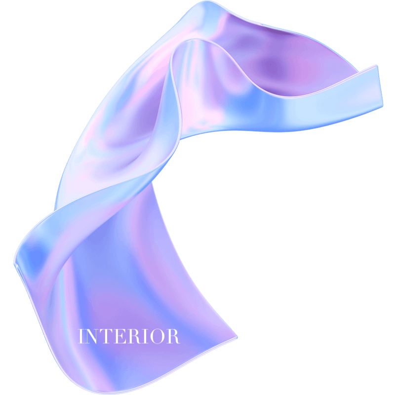 irridescent 3d abstract shape